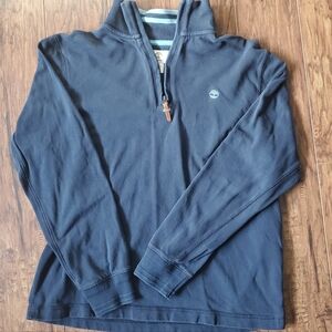 Timberland Men's Navy Zip-Up Sweater